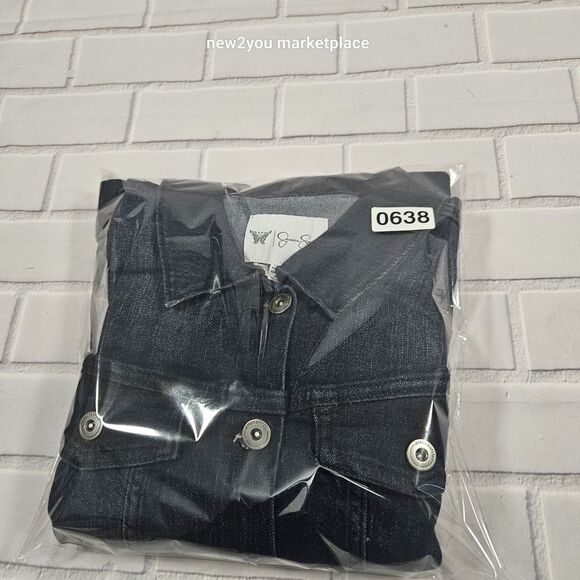 Blue Jean Jacket by Jessica Simpson. NWT. size large womans lightweight denim - Picture 13 of 13